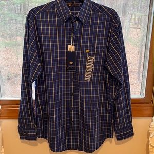 Men’s Jack Nicklaus Golden Bear Design Shirt, 100% Cotton, New with Tags